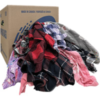 Chiffons d'essuyage, Flanelle, 10 lb Northern Industrial Supply Inc.