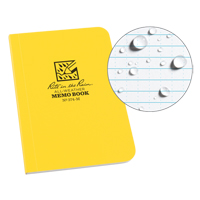 Memo Book, Soft Cover, Yellow, 112 Pages, 3-1/2" W x 5" L Northern Industrial Supply Inc.