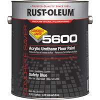 Peinture d'acrylique pour plancher Concrete Saver 5600 System, 1 gal., &agrave; l'eau, Brillant, Bleu Northern Industrial Supply Inc.