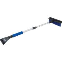 Snow Brush, Telescopic, Polypropylene Blade, 32-1/2" Long, Blue Northern Industrial Supply Inc.