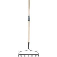 Heavy-Duty Bow Rake, Wood Handle, 58" L, 15" Blade, 15 Tines Northern Industrial Supply Inc.