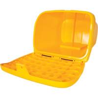 Bacs d'entreposage pour sel & sable, Avec Moraillon, 21" x 27" x 26", 4,24 pi³, Jaune Northern Industrial Supply Inc.