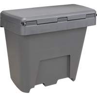 Bacs d'entreposage pour sel & sable, Avec Moraillon, 21" x 27" x 26", 4,24 pi³, Gris Northern Industrial Supply Inc.