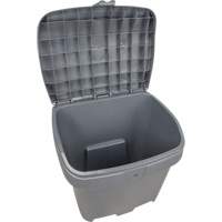Bacs d'entreposage pour sel & sable, Avec Moraillon, 21" x 27" x 26", 4,24 pi³, Gris Northern Industrial Supply Inc.