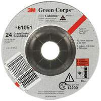 Meule flexible Green Corps, 5" x 1/4", Arbre 7/8", C&eacute;ramique, Type 1 Northern Industrial Supply Inc.