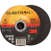 Cut-Off Wheels - CubitronII, 5" x 0.045", 7/8" Arbor, Type 27, Ceramic, 12250 RPM Northern Industrial Supply Inc.