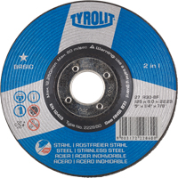 Basic 2-in-1 Grinding Wheel, 4-1/2" x 1/4", 7/8" Arbor, Type 27 Northern Industrial Supply Inc.