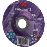 Meule &agrave; tronçonner Cubitron 3, 4-1/2" x 0,045", Arbre de 7/8", Type T27, C&eacute;ramique, 13 300 Tr/min Northern Industrial Supply Inc.