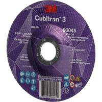 Cubitron™ 3 Cut-Off Wheel, 5" x 0.045", 7/8" Arbor, Type T27, Ceramic, 12250 RPM NY551 | Northern Industrial Supply Inc.