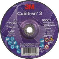 Meule a moyeu d&eacute;port&eacute; Cubitron 3, 4" x 1/4", Arbre 3/8", C&eacute;ramique, Type T27 Northern Industrial Supply Inc.