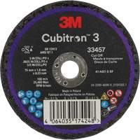 Meule &agrave; tronçonner Cubitron 3, 3" x 0,063", Arbre de 3/8", C&eacute;ramique Northern Industrial Supply Inc.