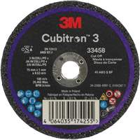 Meule &agrave; tronçonner Cubitron 3, 3" x 0,039", Arbre de 3/8", C&eacute;ramique Northern Industrial Supply Inc.