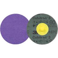 Disque en fibre Roloc Cubitron 3, 4" dia., Grain 80+, C&eacute;ramique Northern Industrial Supply Inc.
