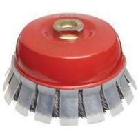 Knotted Wire Cup Brush with Protective Guard, 2-3/4" Dia. x 5/8"-11 Arbor Northern Industrial Supply Inc.