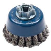 Knotted Wire Cup Brush, 2-3/4" Dia. x 5/8"-11 Arbor Northern Industrial Supply Inc.