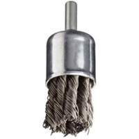 Stem Mounted Knotted Wire Brush, 1" Dia. x 1/4" Arbor Northern Industrial Supply Inc.