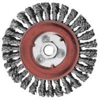 Full Cable Twist Wire Wheel, 5" Dia., 0.02" Fill, 5/8"-11 Arbor, Steel Northern Industrial Supply Inc.