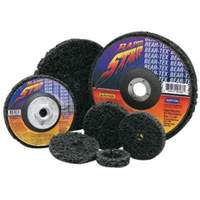 Bear-Tex&reg; Rapid Strip Non-Woven Depressed Center Disc, 4-1/2" Dia., Extra Coarse Grit, Silicon Carbide Northern Industrial Supply Inc.