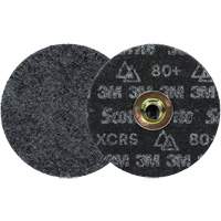 Meule &agrave; changement rapide Scotch-Brite &agrave; usage intensif pour le conditionnement de surface de pr&eacute;cision, HD- DN, 5" dia., Grain 80+, C&eacute;ramique Northern Industrial Supply Inc.