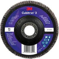 Cubitron 3 Flat Flap Disc 1169F, 5" x 7/8", Type T27, 60+ Grit, Ceramic Northern Industrial Supply Inc.