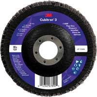Cubitron 3 Flat Flap Disc 1169F, 4-1/2" x 7/8", Type T27, 40+ Grit, Ceramic Northern Industrial Supply Inc.