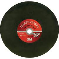 Disque &agrave; tronçonner Green Corps, 13-9/10" x 0,118", Arbre de 1", C&eacute;ramique, 20 000 Tr/min Northern Industrial Supply Inc.