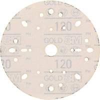 Disque abrasif dor&eacute; Hookit, dia 6", Grain 120, Oxyde d'aluminium, Poids C Northern Industrial Supply Inc.