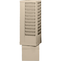 Literature Storage Racks, Rotating, 44 Slots, Steel, 14-1/8" W x 14-1/8" D x 48-1/2" H Northern Industrial Supply Inc.