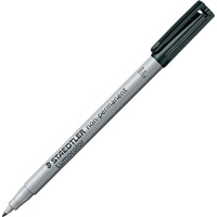 Lumocolor&reg; Non Permanent Fine Tip Black Marker, Black, Fine Tip Northern Industrial Supply Inc.