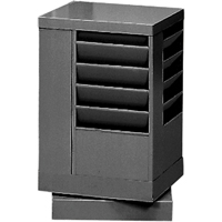 Literature Storage Racks, Rotating, 20 Slots, Steel, 14-1/8" W x 14-1/8" D x 21-1/4" H Northern Industrial Supply Inc.