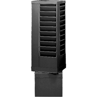 Literature Storage Racks, Rotating, 44 Slots, Steel, 14-1/8" W x 14-1/8" D x 48-1/2" H Northern Industrial Supply Inc.