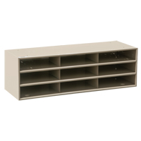 Data Organizers, Stationary, 15 Slots, Steel, 33-3/4" W x 11 5/8" D x 17 3/4" H Northern Industrial Supply Inc.
