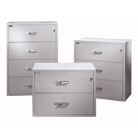 Fire Resistant Filing Cabinets, Steel, 4 Drawers, 38-3/4" W x 23-1/2" D x 55" H, Black Northern Industrial Supply Inc.