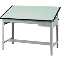 Precision Drafting Table Base, 56-3/8" W x Grey Northern Industrial Supply Inc.
