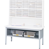 Mobilier E-Z Sort pour la salle du courrier- Tables de tri avec tablette-Dessus de table, 60" la x 28" p x 36" h, Stratifi&eacute; Northern Industrial Supply Inc.