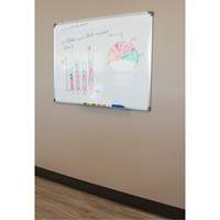 White Board, Non-Magnetic, 24" W x 18" H Northern Industrial Supply Inc.