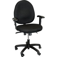 900 Series Mid-Back Ergonomic Steno Chair, Drafting, Adjustable Height, 250 lbs. Capacity Northern Industrial Supply Inc.