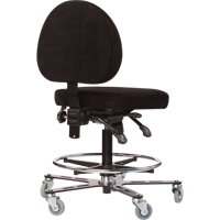 TF180 Welding Grade Ergonomic Stools, Suede, Black, 300 lbs. Capacity Northern Industrial Supply Inc.