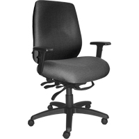 Chaises ergonomiques robustes Cierra , Tissu, Gris, Capacit&eacute; 400 lb Northern Industrial Supply Inc.