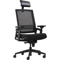 Chaises de bureau A-37 Activ, Mailles, Noir, Capacit&eacute; 275 lb Northern Industrial Supply Inc.