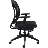 Multi-Tilter Arm Chairs, Fabric, Charcoal, 300 lbs. Capacity Northern Industrial Supply Inc.