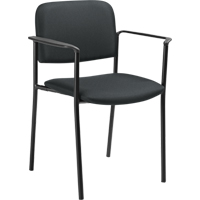 Chaises empilables, Tissu, Hauteur 32", Capacit&eacute; 300 lb, Charbon Northern Industrial Supply Inc.