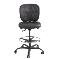 Vue Heavy-Duty Stool, Vinyl, Black, 350 lbs. Capacity Northern Industrial Supply Inc.