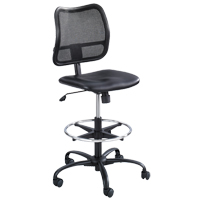 Vue Ergonomic Stool, Vinyl, Black, 250 lbs. Capacity Northern Industrial Supply Inc.