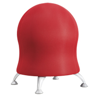 Zenergy Ball Chair, Fabric, Red, 250 lbs. Capacity Northern Industrial Supply Inc.