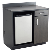 Modular Cabinet, Melamine, 39" H x 36" W x 25" D, Asian Night/Black Northern Industrial Supply Inc.