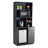 Modular Cabinet, Melamine, 39" H x 36" W x 25" D, Asian Night/Black Northern Industrial Supply Inc.