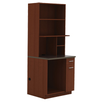 Modular Cabinet, Melamine, 39" H x 36" W x 25" D, Mahogany Northern Industrial Supply Inc.