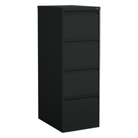 Classeur vertical, Acier, 4 tiroirs, 18-1/7" la x 25" p x 52" h, Noir Northern Industrial Supply Inc.