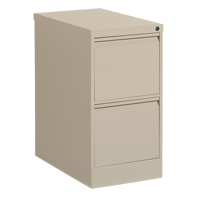 Classeur vertical, Acier, 2 tiroirs, 15-1/7" la x 25" p x 29" h, Beige Northern Industrial Supply Inc.
